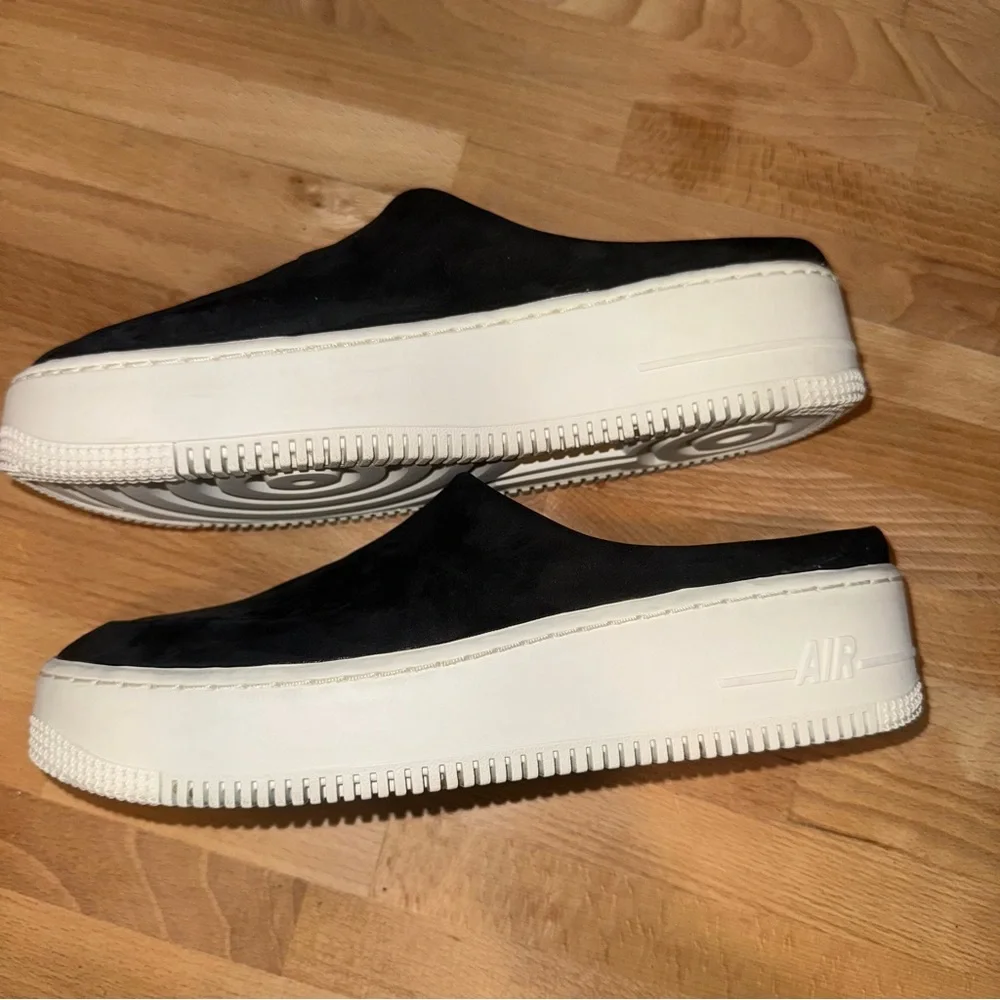 Nike Air Force 1 Lover XX Premium Black BV8249-001 Mule Shoes Women's Sz‎ 9